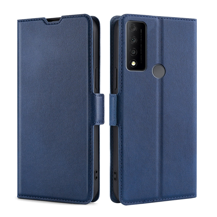 For TCL 30 V 5G T781S Ultra-thin Voltage Side Buckle PU + TPU Leather Phone Case