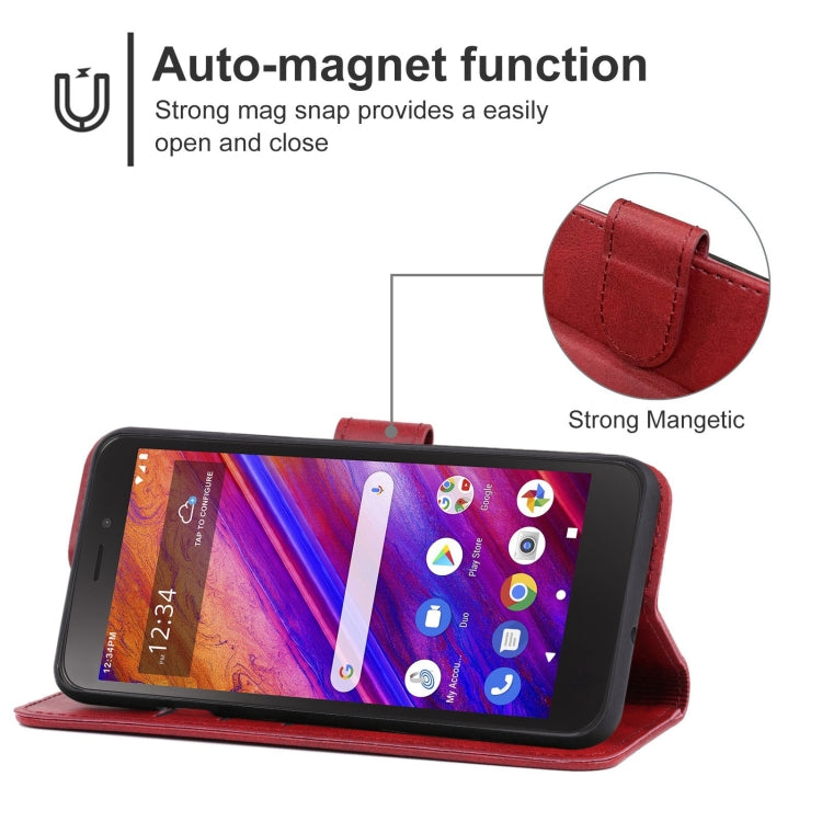 For BLU View 1 Leather Phone Case