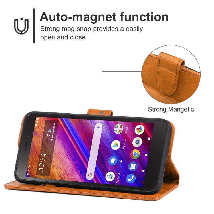 For BLU View 1 Leather Phone Case