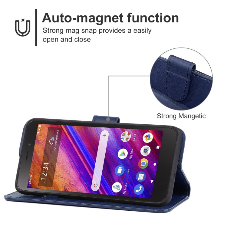 For BLU View 1 Leather Phone Case