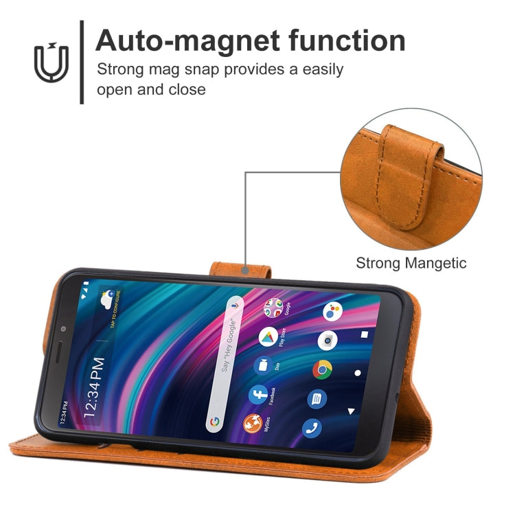 For BLU View 3 B140DL Leather Phone Case