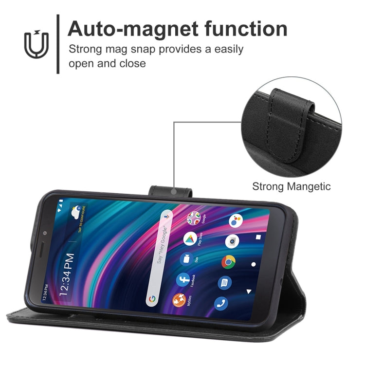 For BLU View 3 B140DL Leather Phone Case