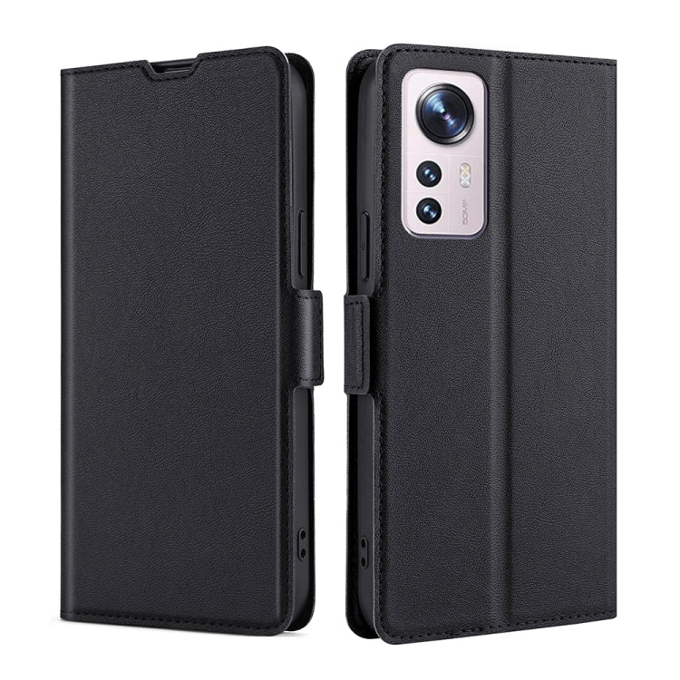 For Xiaomi 12 Pro Ultra-thin Voltage Side Buckle Flip Leather Case