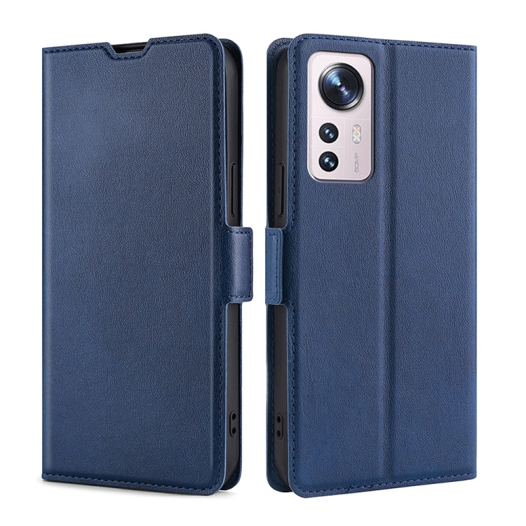 For Xiaomi 12 Pro Ultra-thin Voltage Side Buckle Flip Leather Case