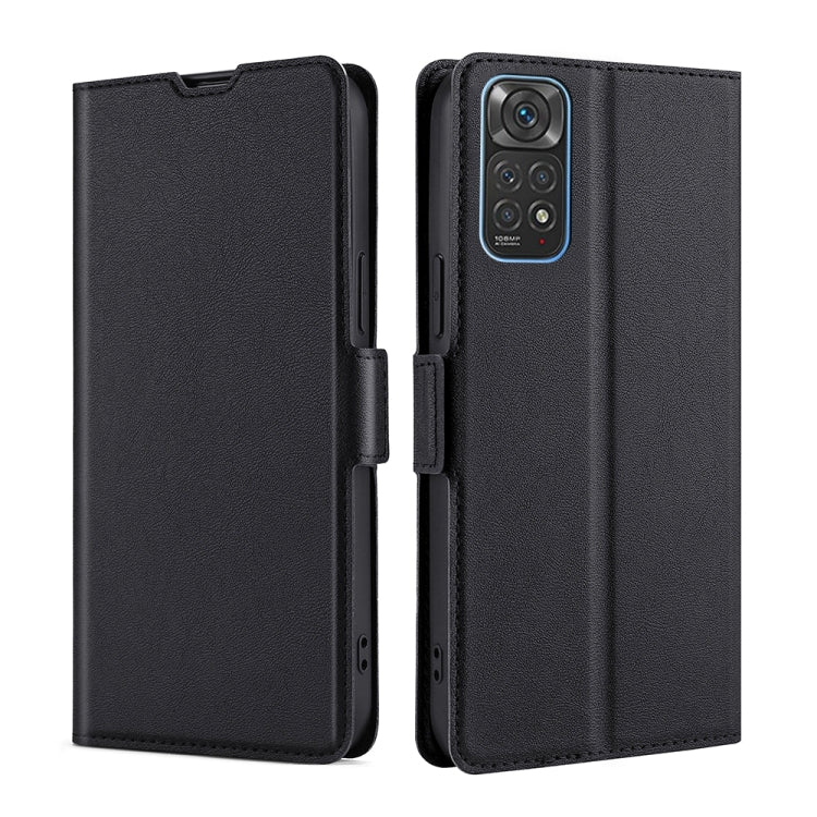 For Xiaomi Redmi Note 11 Global / Note 11S Ultra-thin Voltage Side Buckle Flip Leather Case