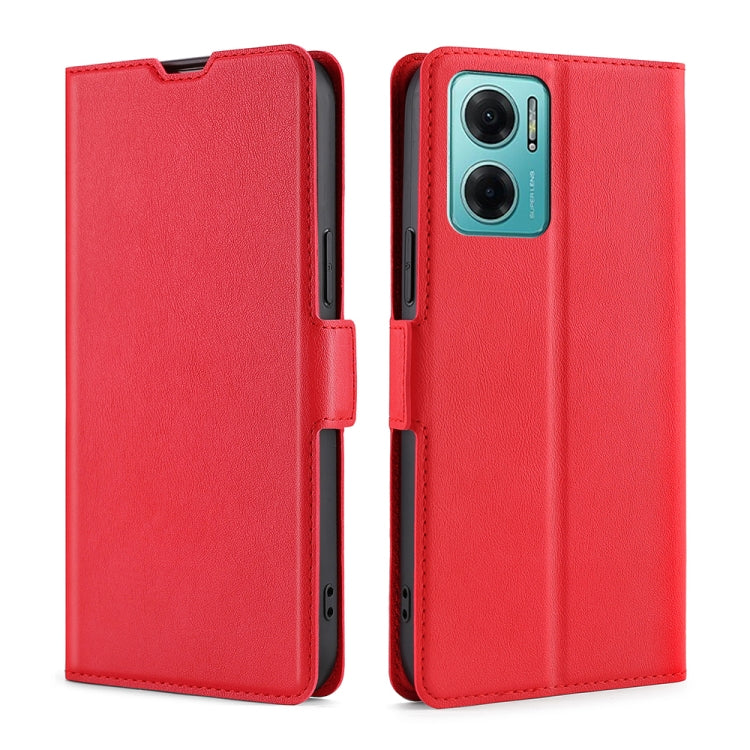 For Xiaomi Redmi Note 11E 5G Ultra-thin Voltage Side Buckle Flip Leather Case