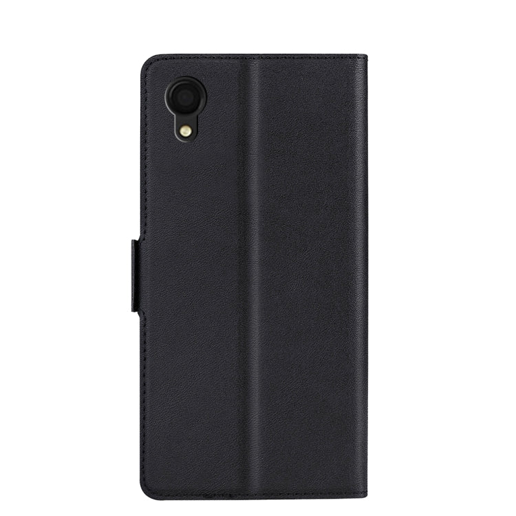 For Samsung Galaxy A22 5G JP Ver. Ultra-thin Voltage Side Buckle Flip Leather Case