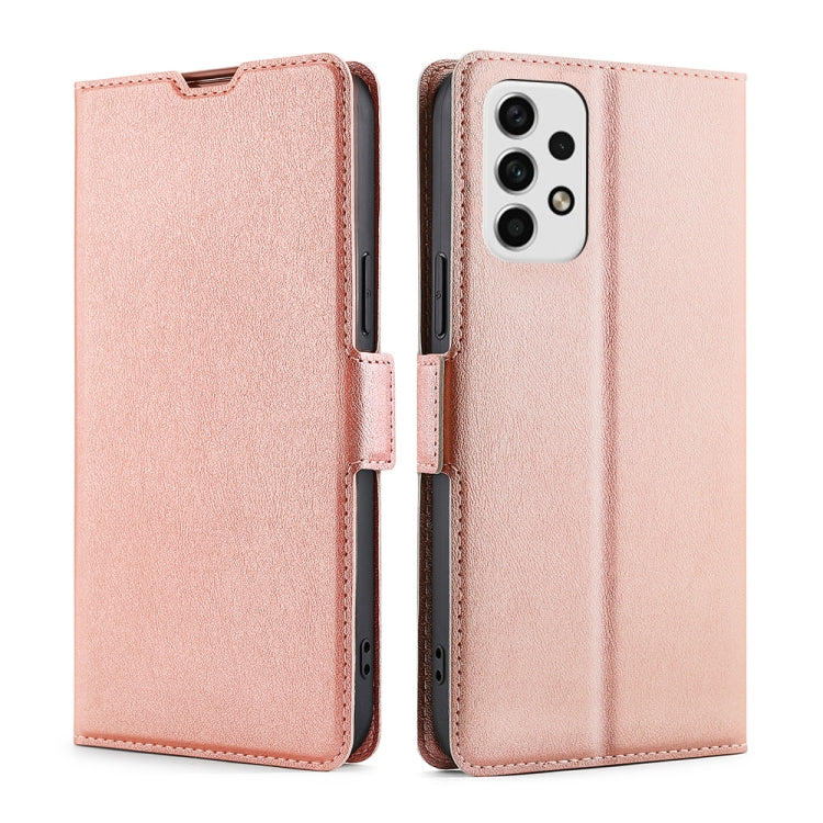 For Samsung Galaxy A23 5G Ultra-thin Voltage Side Buckle Flip Leather Case