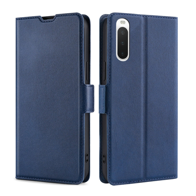 For Sony Xperia 10 IV Ultra-thin Voltage Side Buckle Flip Leather Case
