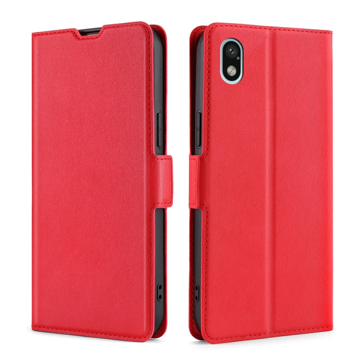 For Sony Xperia ACE III Ultra-thin Voltage Side Buckle Flip Leather Case