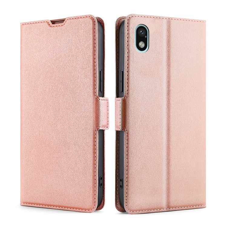 For Sony Xperia ACE III Ultra-thin Voltage Side Buckle Flip Leather Case