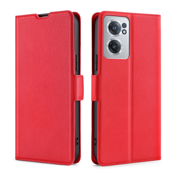 For OnePlus Nord CE 2 5G Ultra-thin Voltage Side Buckle Flip Leather Case