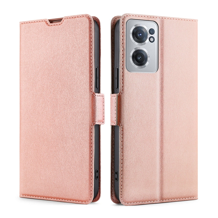 For OnePlus Nord CE 2 5G Ultra-thin Voltage Side Buckle Flip Leather Case