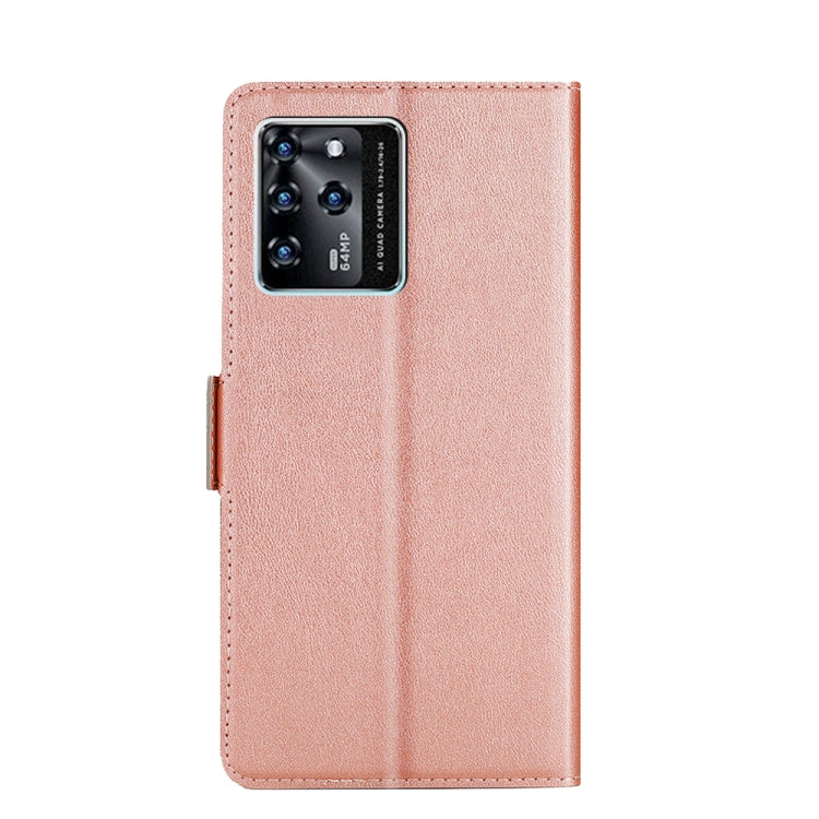 For ZTE Blabe V30 Ultra-thin Voltage Side Buckle Flip Leather Case
