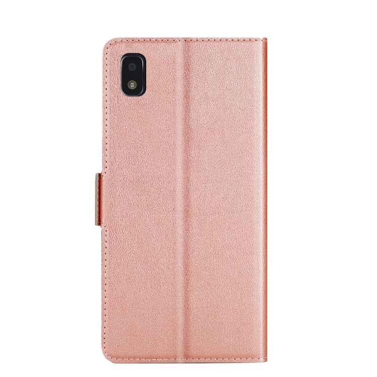 For ZTE Blade L210 Ultra-thin Voltage Side Buckle Flip Leather Case