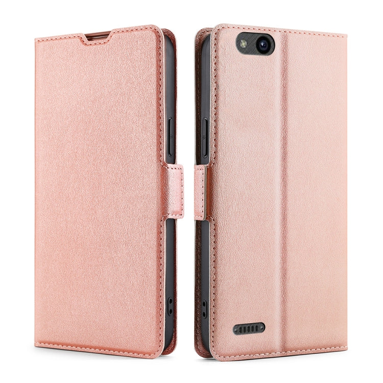 For ZTE Tempo X / N9137 Ultra-thin Voltage Side Buckle Flip Leather Case