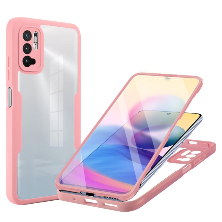 For Xiaomi Redmi Note 10 5G Acrylic + TPU 360 Degrees Full Coverage Phone Case