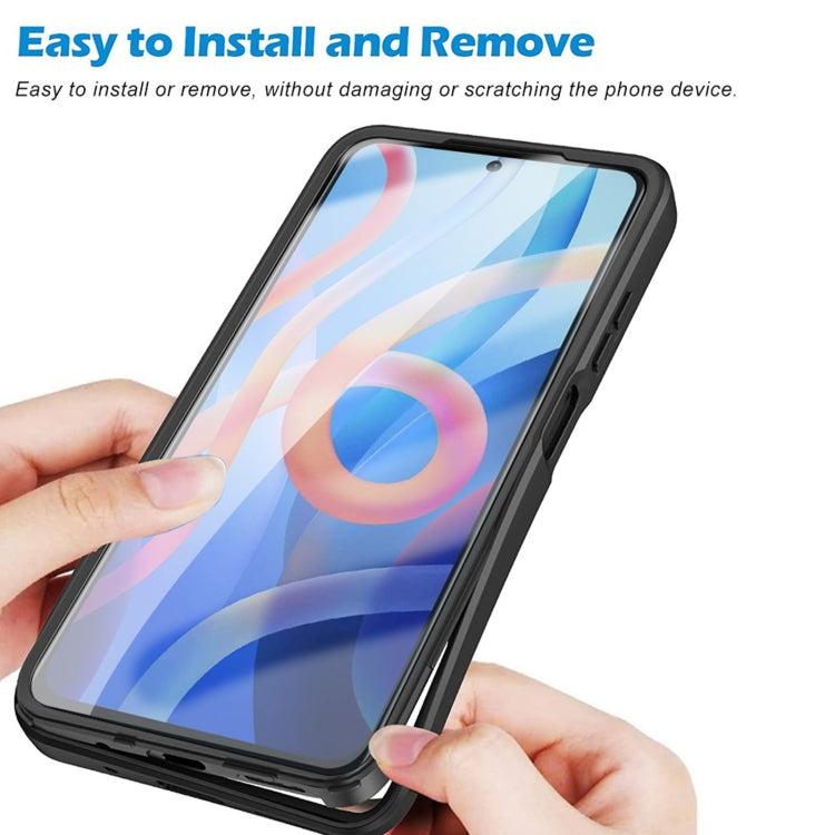 For Xiaomi Redmi Note 11 Acrylic + TPU 360 Degrees Full Coverage Phone Case