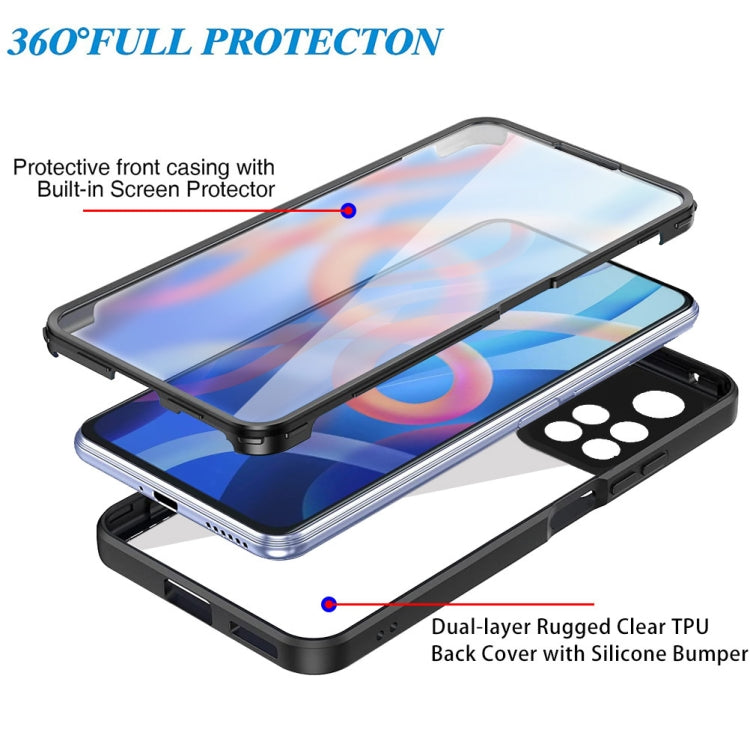 For Xiaomi Redmi Note 11 Acrylic + TPU 360 Degrees Full Coverage Phone Case