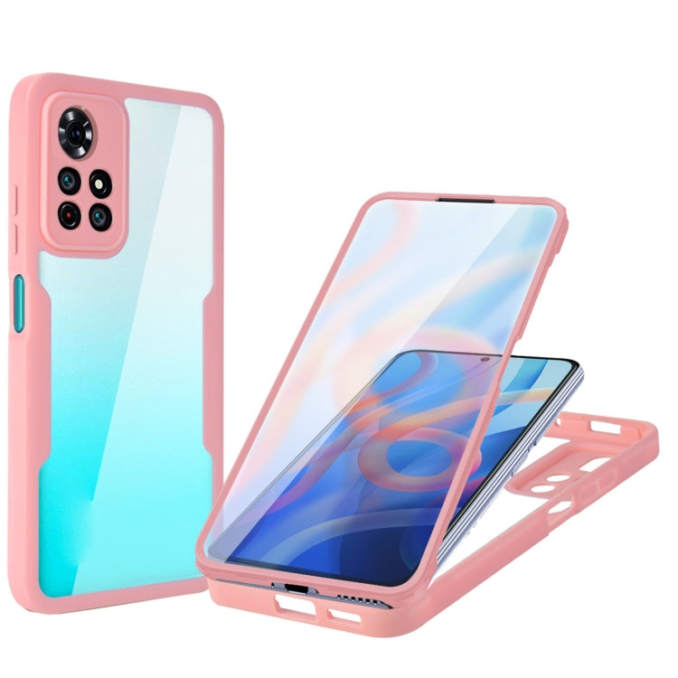 For Xiaomi Redmi Note 11 Acrylic + TPU 360 Degrees Full Coverage Phone Case