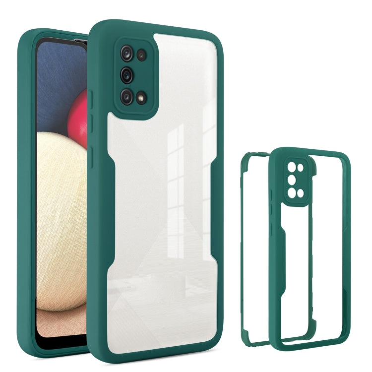 For Samsung Galaxy A02s Acrylic + TPU 360 Degrees Full Coverage Phone Case