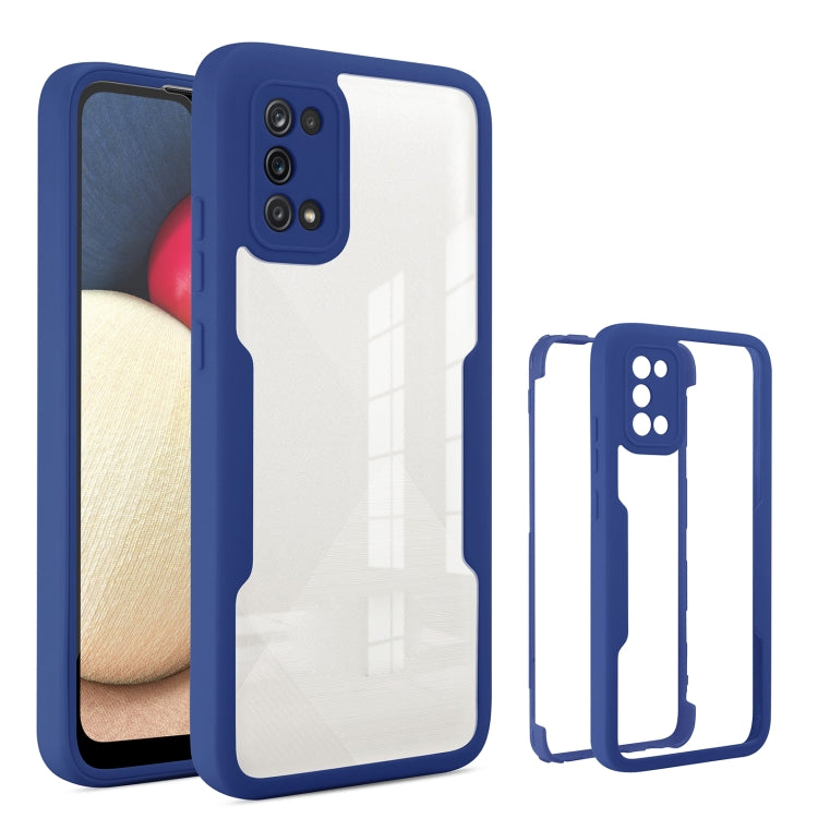 For Samsung Galaxy A02s Acrylic + TPU 360 Degrees Full Coverage Phone Case