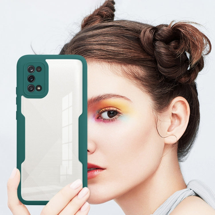 For Samsung Galaxy A02s Acrylic + TPU 360 Degrees Full Coverage Phone Case