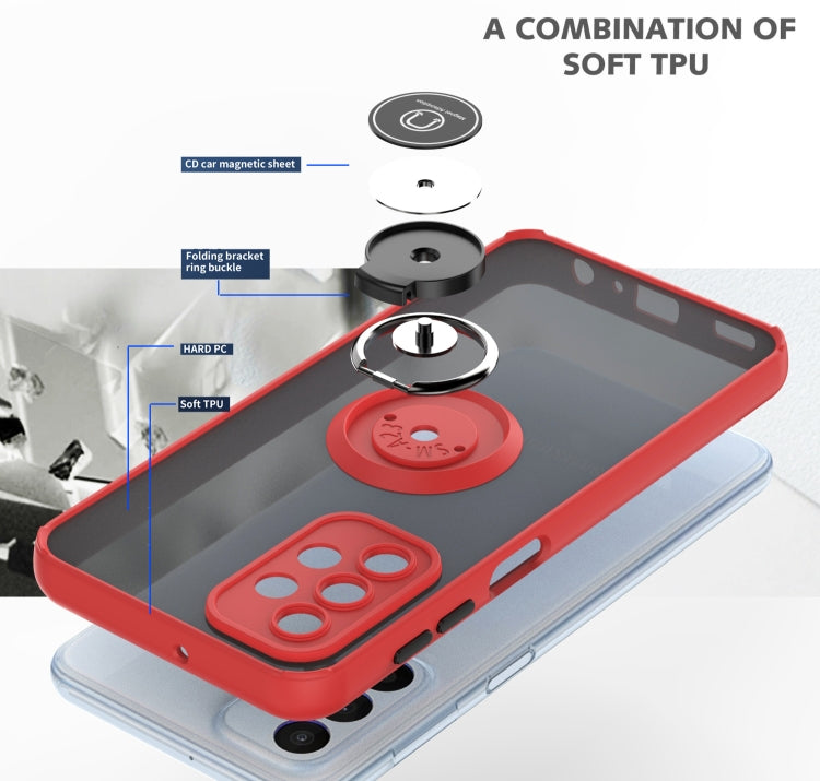 For Samsung Galaxy A23 Q Shadow 1 Series TPU + PC Ring Holder Phone Case