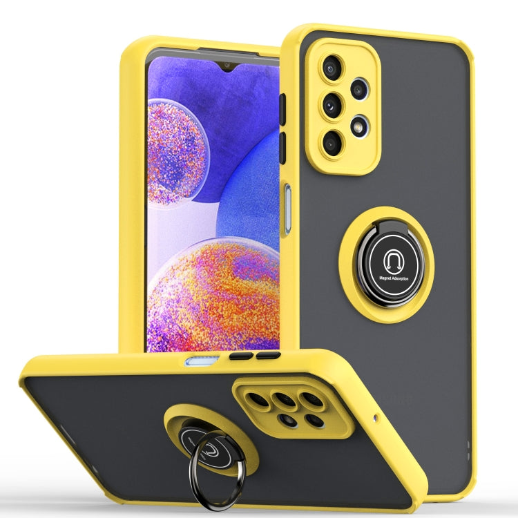 For Samsung Galaxy A23 Q Shadow 1 Series TPU + PC Ring Holder Phone Case