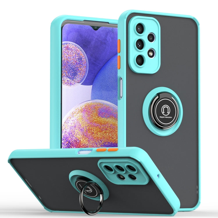 For Samsung Galaxy A23 Q Shadow 1 Series TPU + PC Ring Holder Phone Case