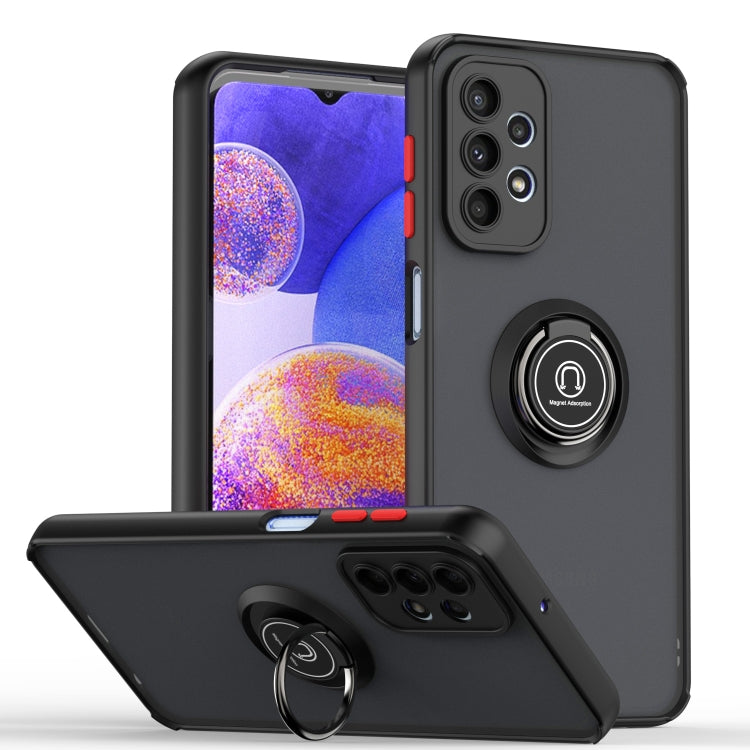 For Samsung Galaxy A23 Q Shadow 1 Series TPU + PC Ring Holder Phone Case
