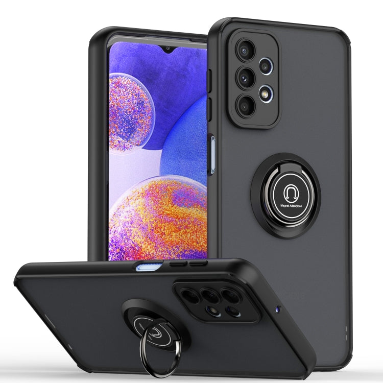 For Samsung Galaxy A23 Q Shadow 1 Series TPU + PC Ring Holder Phone Case