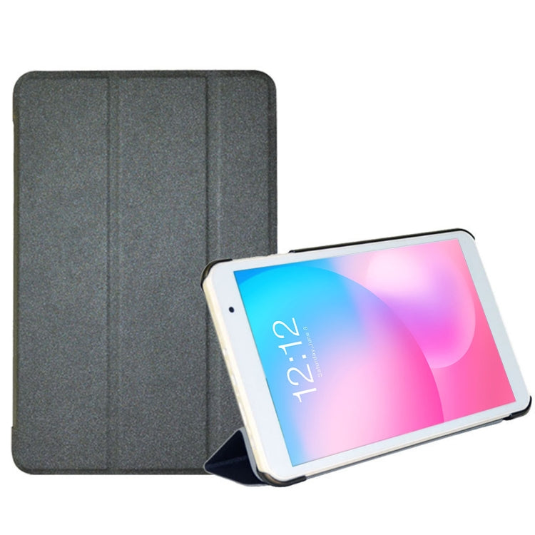 For Teclast P80 / P80X Ultra-thin 3-Fold Holder Leather Tablet Case
