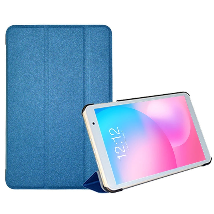 For Teclast P80 / P80X Ultra-thin 3-Fold Holder Leather Tablet Case
