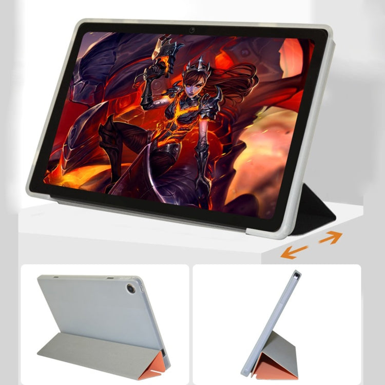 For Teclast T40 Pro 3-Fold Holder Flip Leather Tablet Case