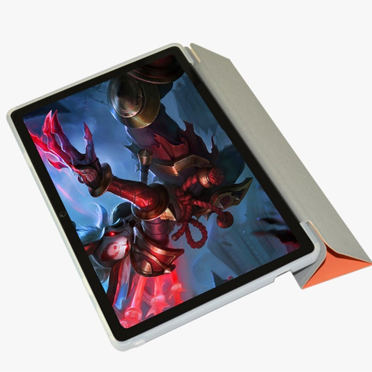 For Teclast T40 Pro 3-Fold Holder Flip Leather Tablet Case