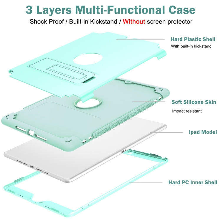 PC+Silicone Holder Tablet Case For iPad 9.7 2018 / 2017