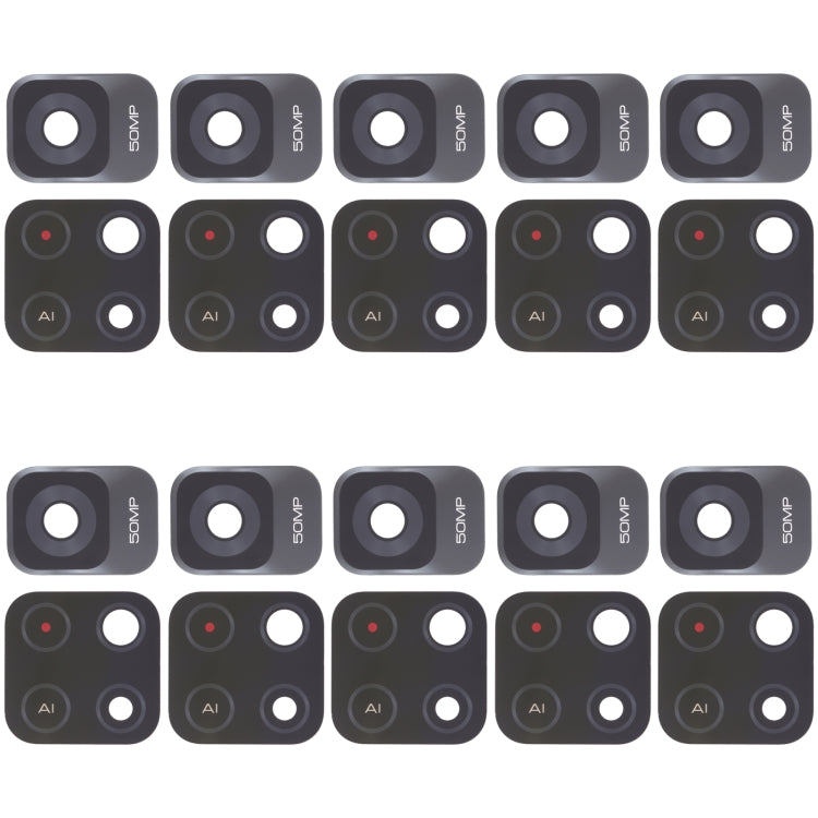 10 PCS Back Camera Lens For Xiaomi Redmi Note 11S 5G / Redmi Note 11 China / Redmi Note 11T 5G / Poco M4 Pro 5G