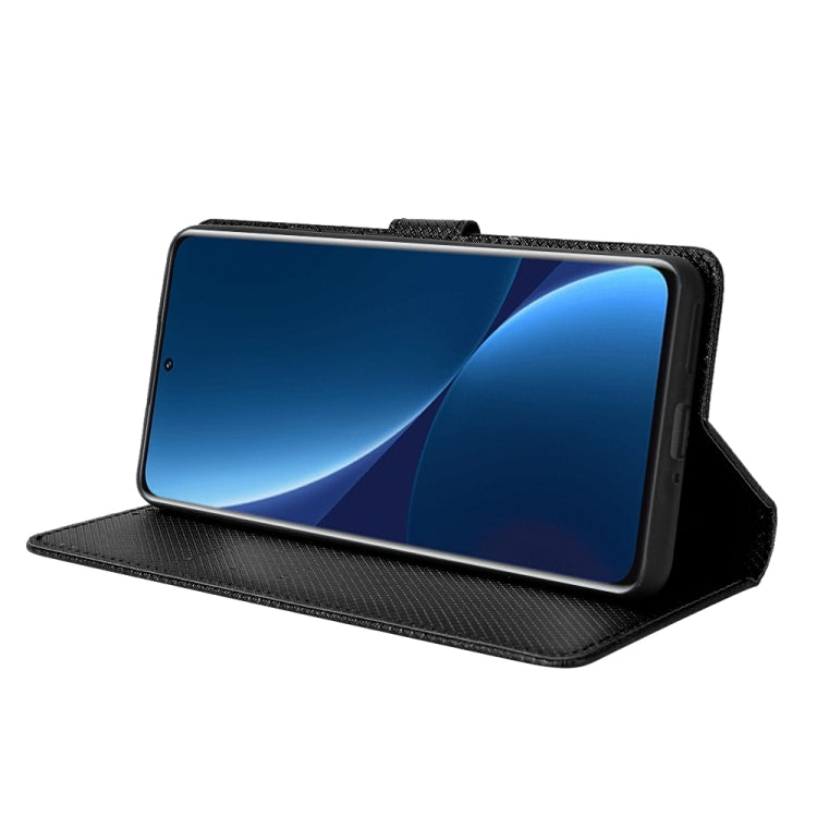 For Xiaomi 12 / 12X Diamond Texture Leather Phone Case