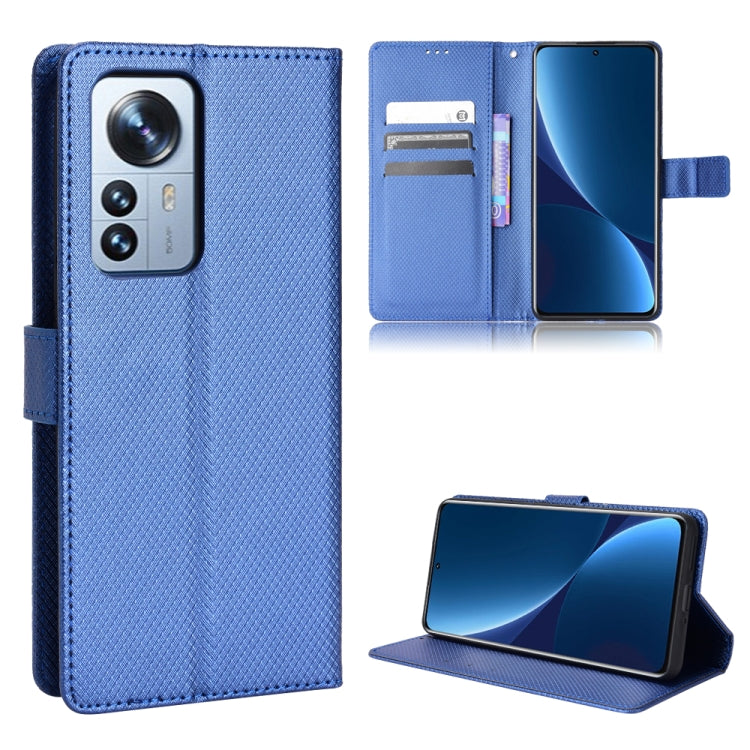 For Xiaomi 12 / 12X Diamond Texture Leather Phone Case
