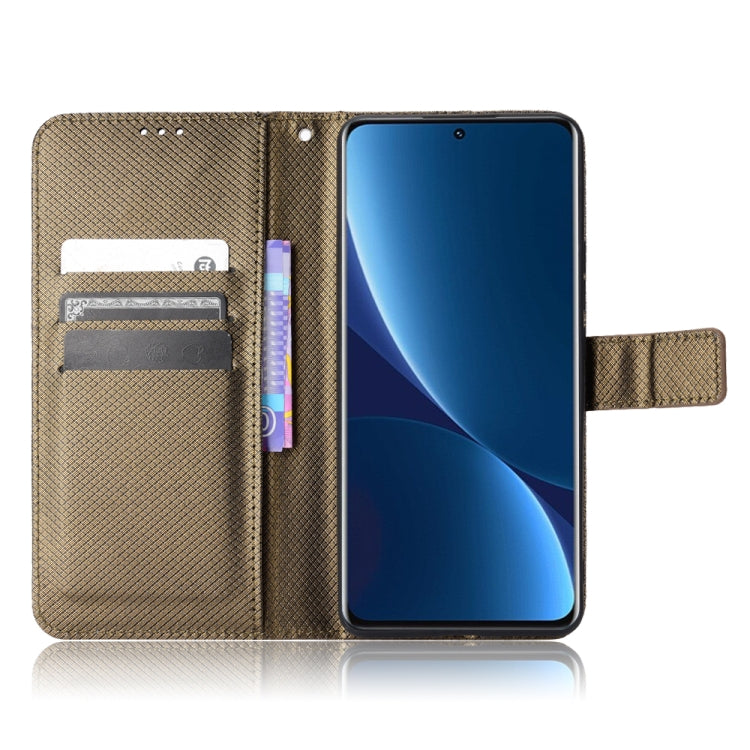 For Xiaomi 12 / 12X Diamond Texture Leather Phone Case