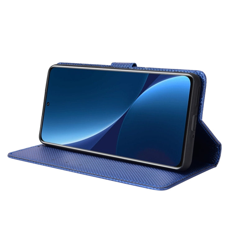 For Xiaomi 12 Pro Diamond Texture Leather Phone Case