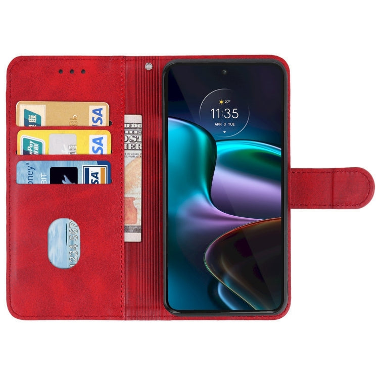 For Motorola Edge 30 Leather Phone Case