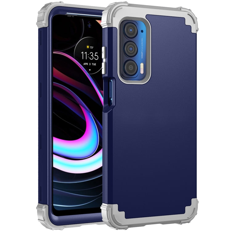 For Motorola Edge 2021 PC + Silicone Phone Case