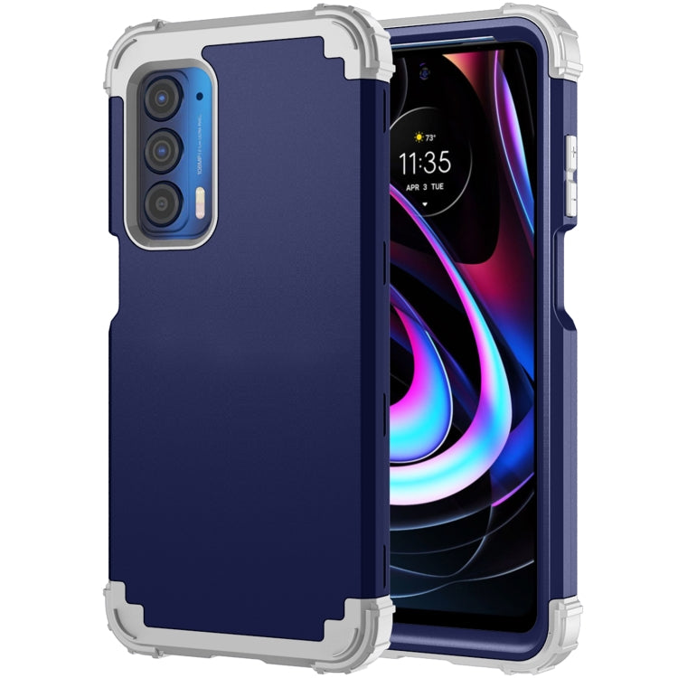 For Motorola Edge 2021 PC + Silicone Phone Case
