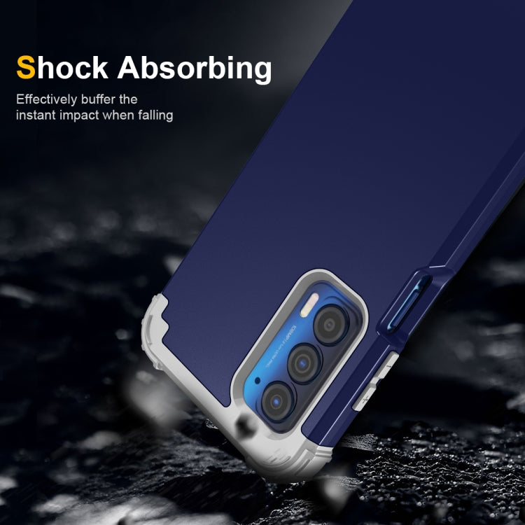 For Motorola Edge 2021 PC + Silicone Phone Case
