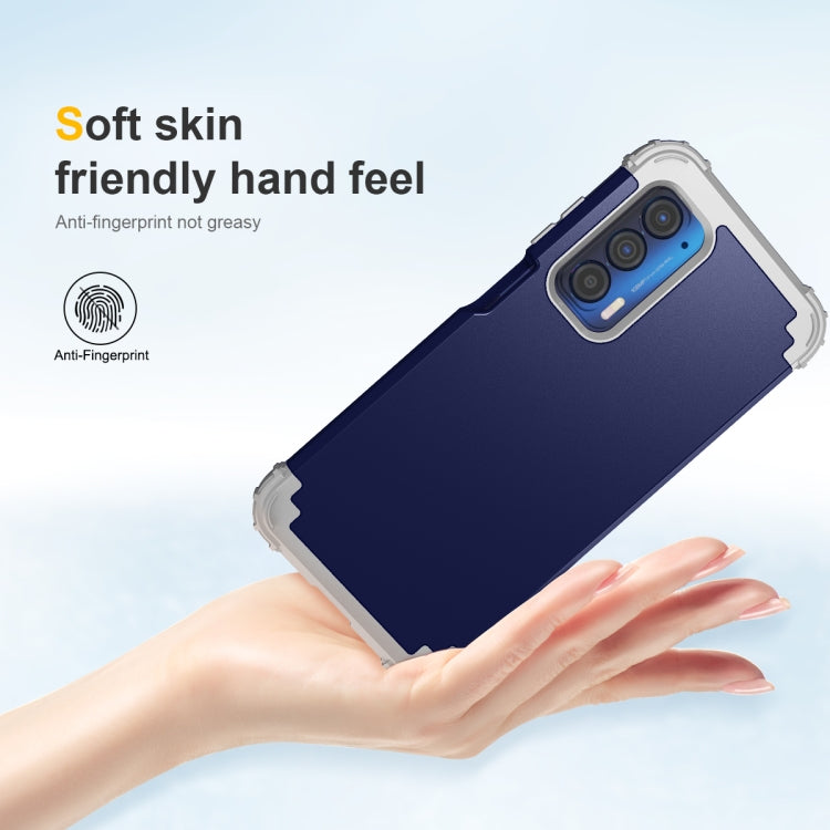 For Motorola Edge 2021 PC + Silicone Phone Case