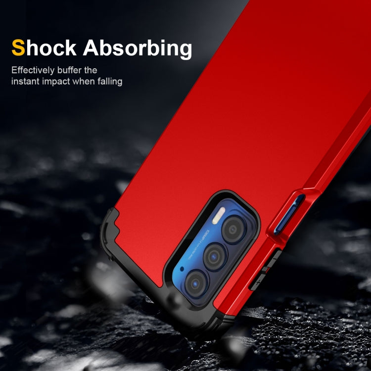 For Motorola Edge 2021 PC + Silicone Phone Case