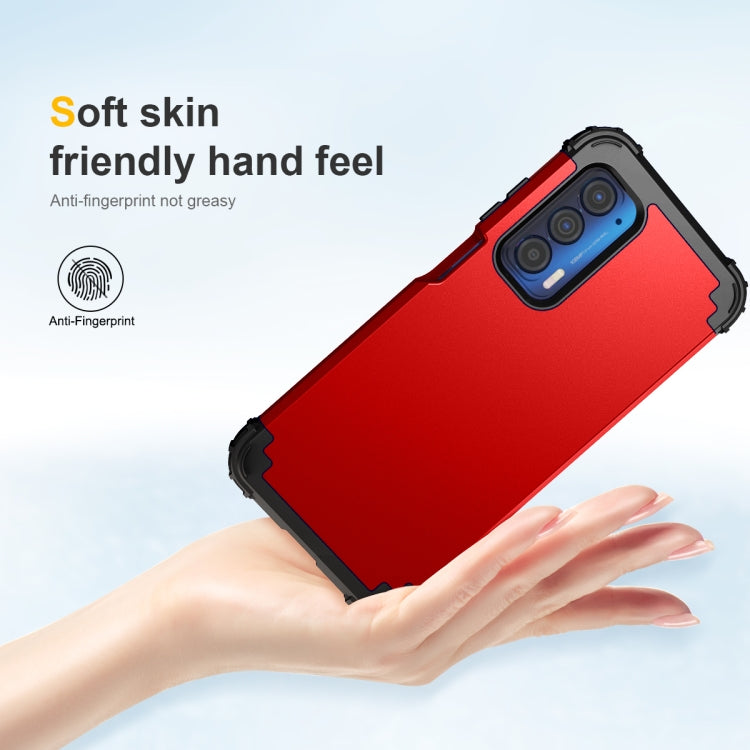 For Motorola Edge 2021 PC + Silicone Phone Case