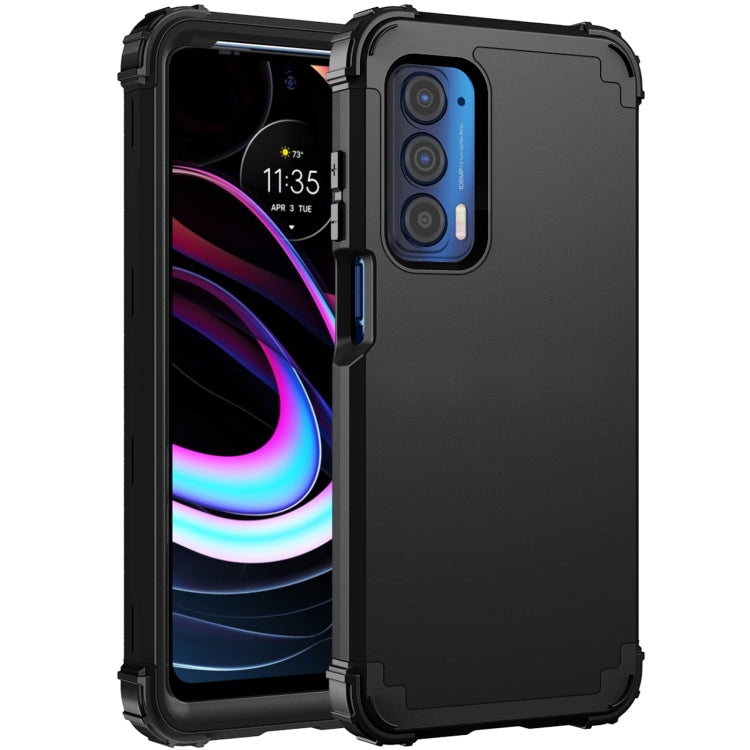 For Motorola Edge 2021 PC + Silicone Phone Case